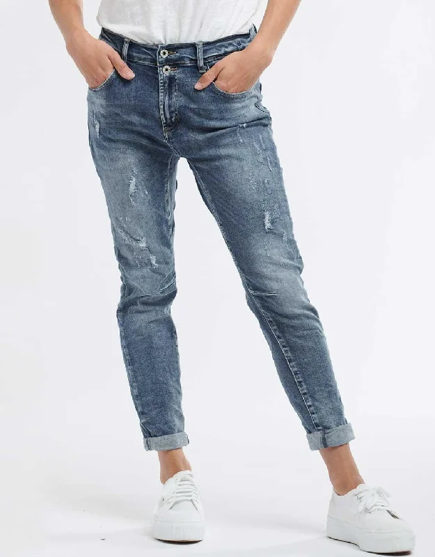 Emma Stretch Jean - Denim Stretch Denim Skirt