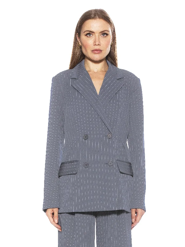 Indigo Blazer Buttoned Blazer for Women