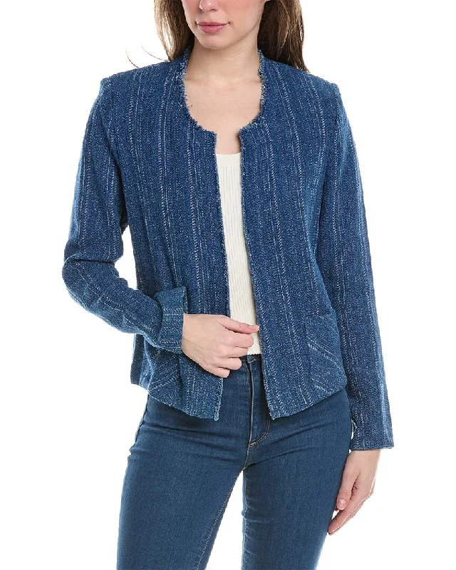 DREW Walter Linen-Blend Blazer Classic Blazer Jacket