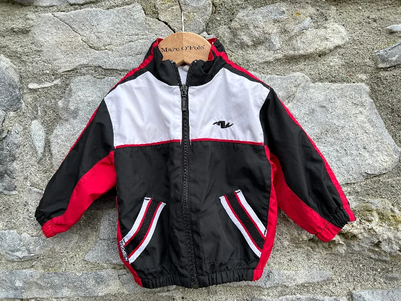 90s Black&white sport jacket  9-12m (74-80cm) Women's fleece jackets