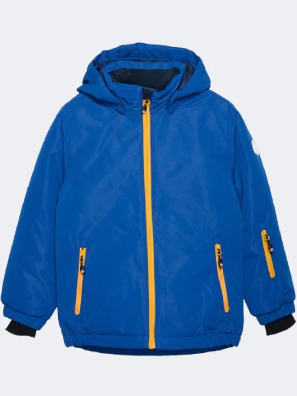 Color Kids Boys Skiing Jacket Limoges/Blue/Yellow Women's summer jackets