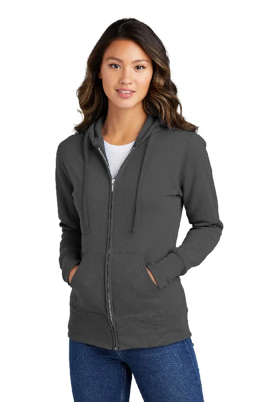 Port & Company Ladies Core Fleece Full-Zip Hooded Sweatshirt. LPC78ZH Bold Hoodie Sweatshirt