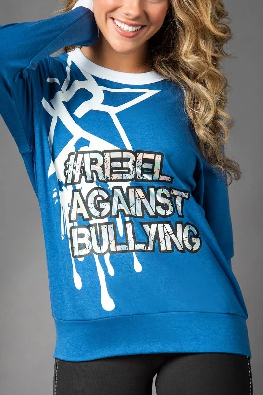 Rebel Against Bullying Greece Pullover Women’s Oversized Pullover