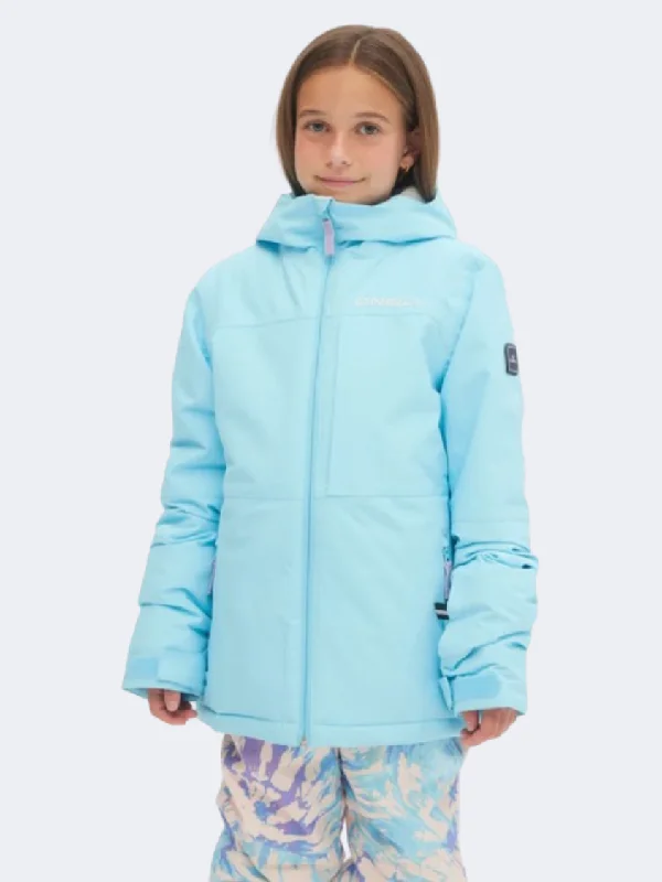 ONeill Lite Girls Skiing Jacket Blue Wave Women's eco-friendly jackets