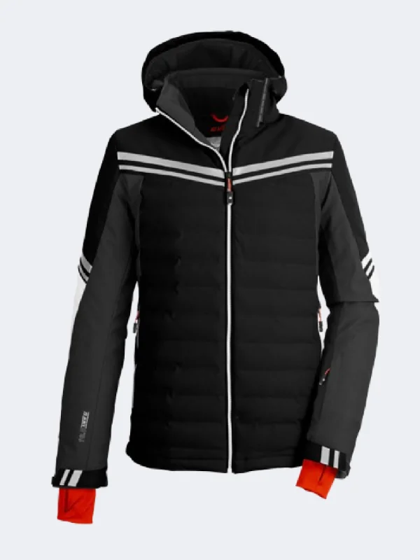 Killtec Ksw 73 Men Skiing Jacket Black Women's autumn coats and jackets