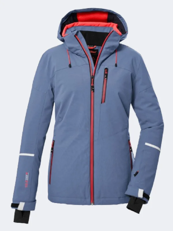 Killtec Ksw 81 Women Skiing Jacket Medium Blue Women's trendy jackets