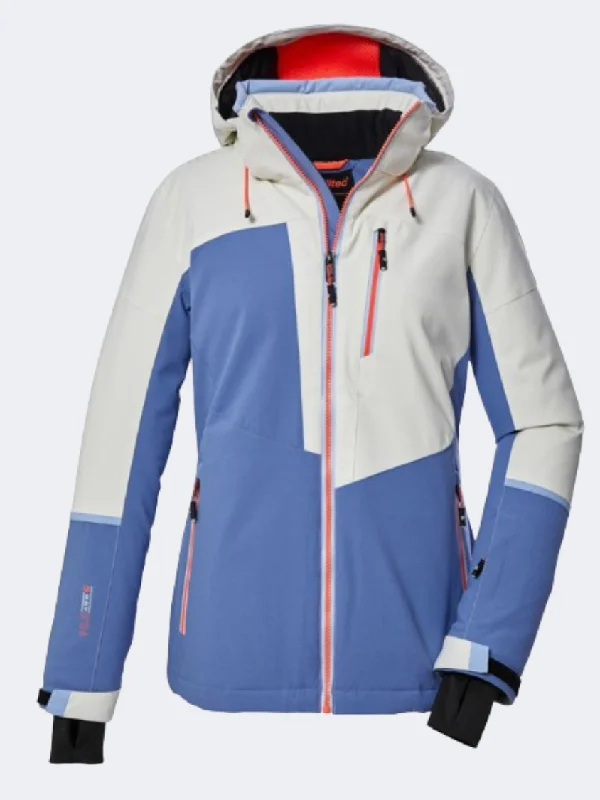 Killtec Ksw 84 Women Skiing Jacket Medium Blue Women's smart jackets