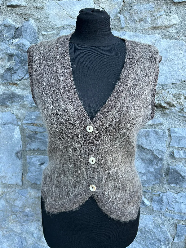 80s brown furry waistcoat uk 10 Comfy Pullover Sweater