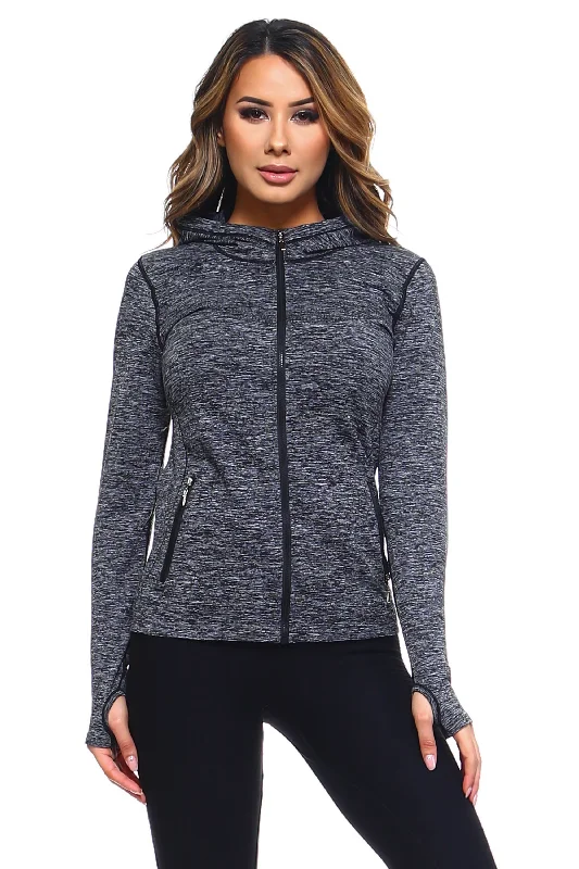 Active Hoodie Performance Jacket Women's evening jackets