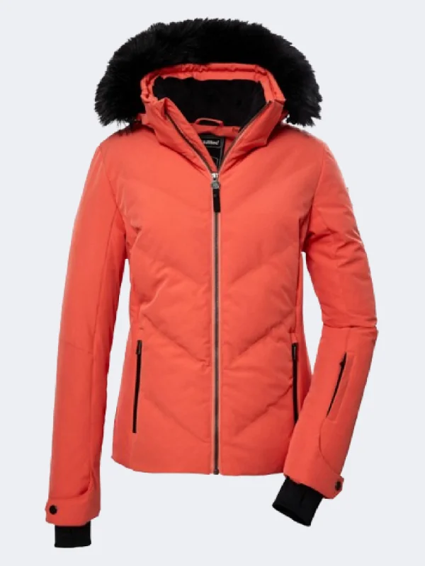 Killtec Ksw 58 Women Skiing Jacket Coral Women's oversized jackets