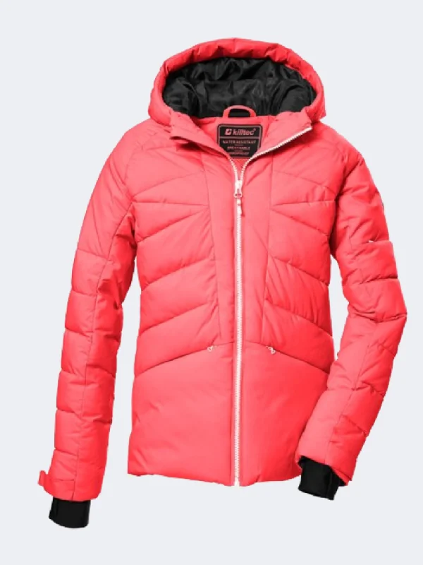 Killtec Ksw 116 Girls Skiing Jacket Coral/Pink Women's evening jackets