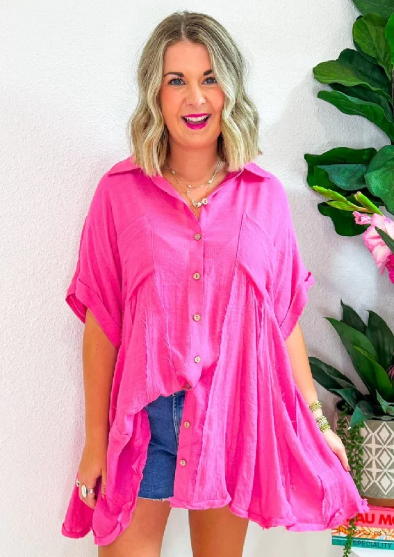 Day Break Tunic - Hot Pink Shein mini dresses