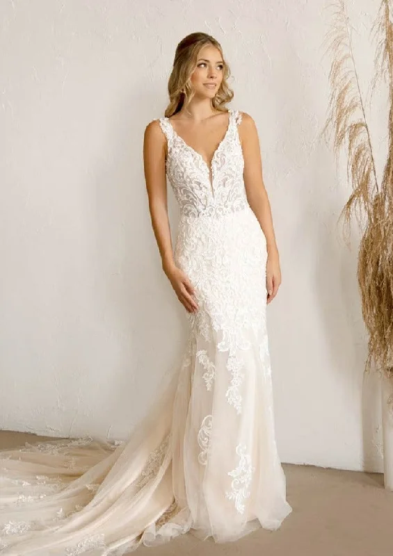 Kennedy Blue Bradyn Wedding Dress Off-shoulder Bridal Dress