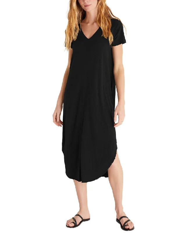 Z SUPPLY Short Sleeve Reverie Dress High-Waist Skirt Look