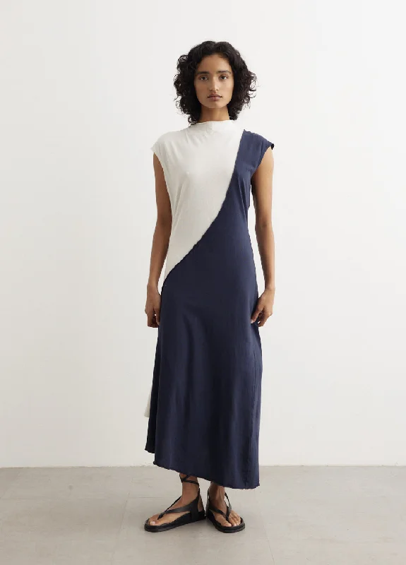 Panelled Cap Sleeve Tank Dress Summer Ready Tank