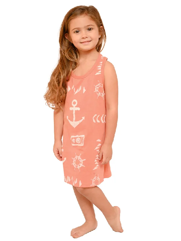 T-back tank jersey dress for girls Minimalist Tank Dress