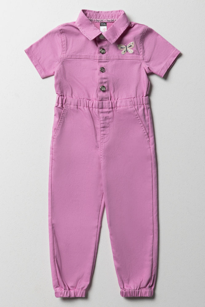 Denim Boiler Suit Pink Denim Skirt Look