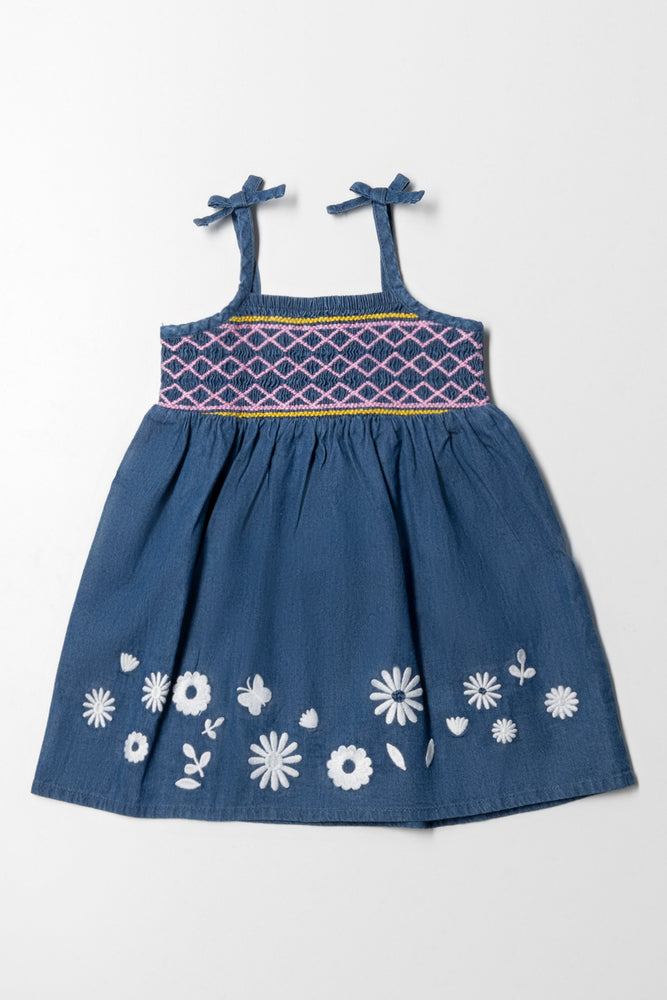 Denim Dress Blue Vintage Denim Skirt